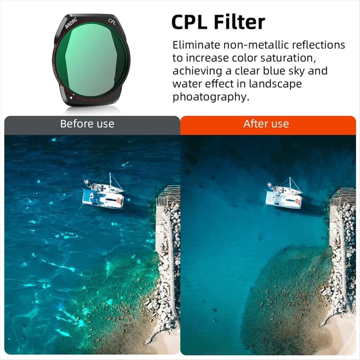 NUOVO per Air 3S Filtro Set da 3 pezzi (UV + CPL + ND16) Set di filtri in vetro ottico HD Accessori per fotografia drone