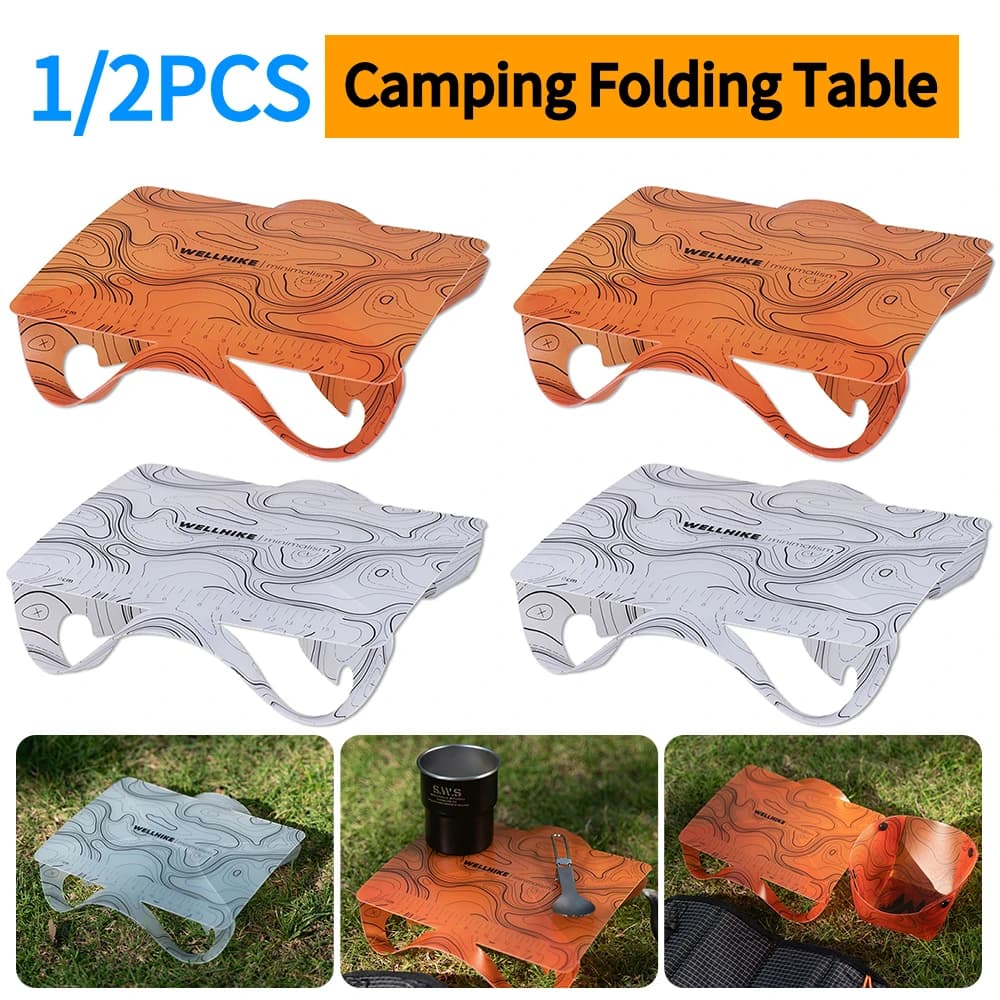 1/2PCS Tappetino da taglio per frutta e verdura Tavolo da campeggio Tagliere in PP per esterni Tavolo pieghevole Tagliere portatile per il campeggio