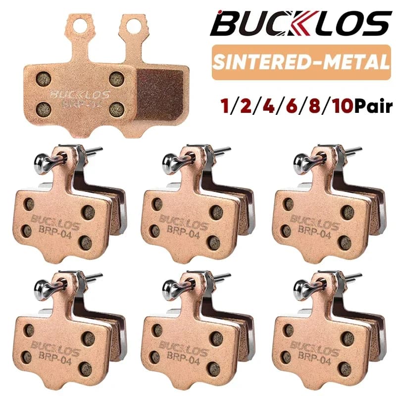 BUCKLOS Pastiglie freno MTB in metallo sinterizzato per SRAM AVID Pastiglie freno a disco idraulico per bicicletta Pastiglie freno bici metalliche Parte mountain bike