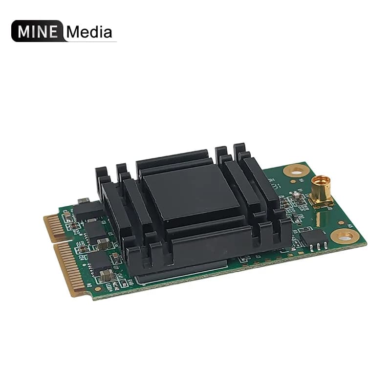 Scheda di acquisizione video Mini PCI-E 1080p SD/HD/3G SDI con supporto per Deinterlace, Cropping e Regolazione Colore