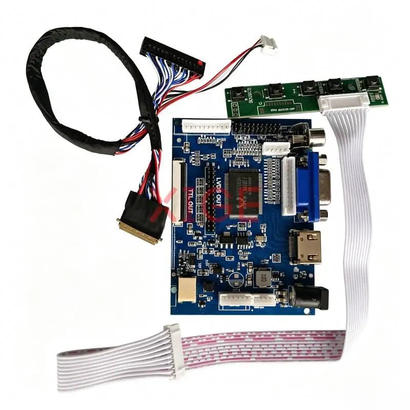 Drive Board Fit LTN140AT07 LTN140AT08 LTN140AT01 LTN140AT02 HDMI+VGA+AV 40-Pin LVDS 1366x768 Laptop Display Screen 1366*768 Kit
