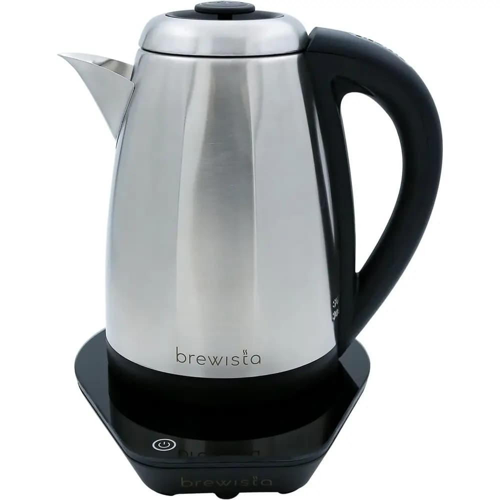 Bollitore Elettrico Digitale Grande da 1,7L per Caffè Pour Over, in Acciaio Inossidabile, con Elemento Riscaldante Intelligente