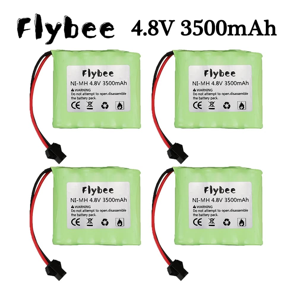 4.8v 3500mah 3000mah NiMH batteria per Rc giocattoli auto camion serbatoi Robot barca ingegneria veicolo aggiornamento batterie AA 4.8V 1-10 pz