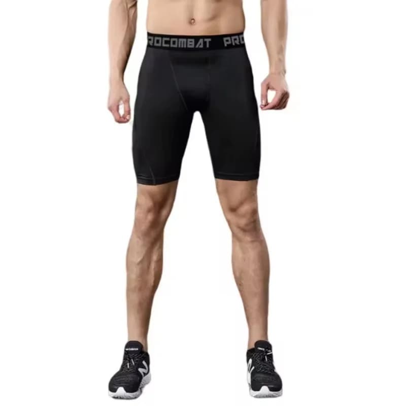 Pantaloncini da Bodybuilding per Uomo, Abbigliamento Fitness, Pantaloncini da Palestra, Leggings Elasticizzati a Compressione, Skinny Leggins Hombre