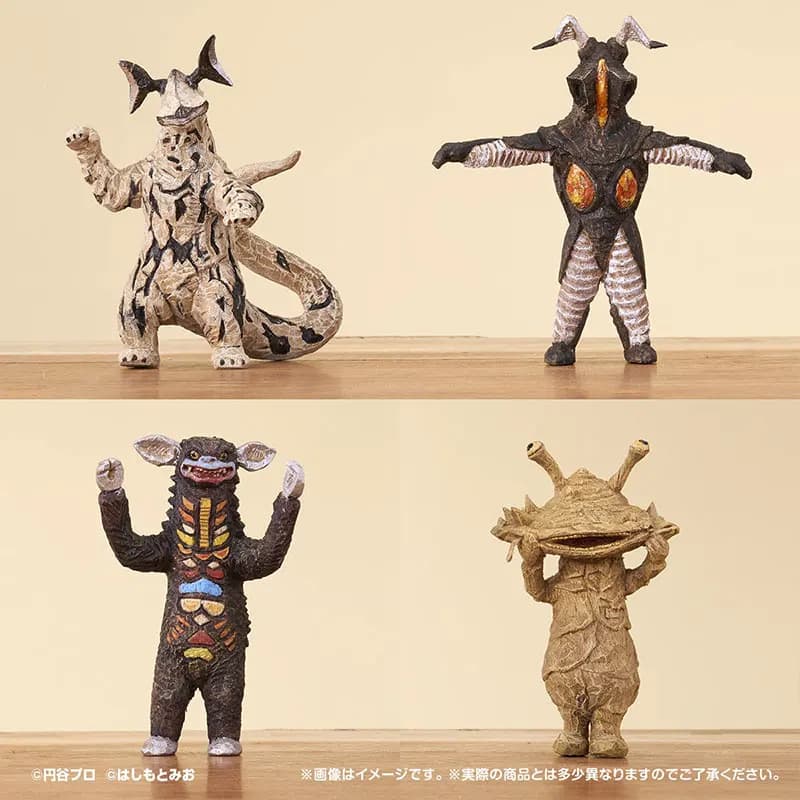 Set di Miniature Bandai Anime Ultraman Monster 2a Serie Eleking Kanegon Zetton Gashapon Decorazione Collezione