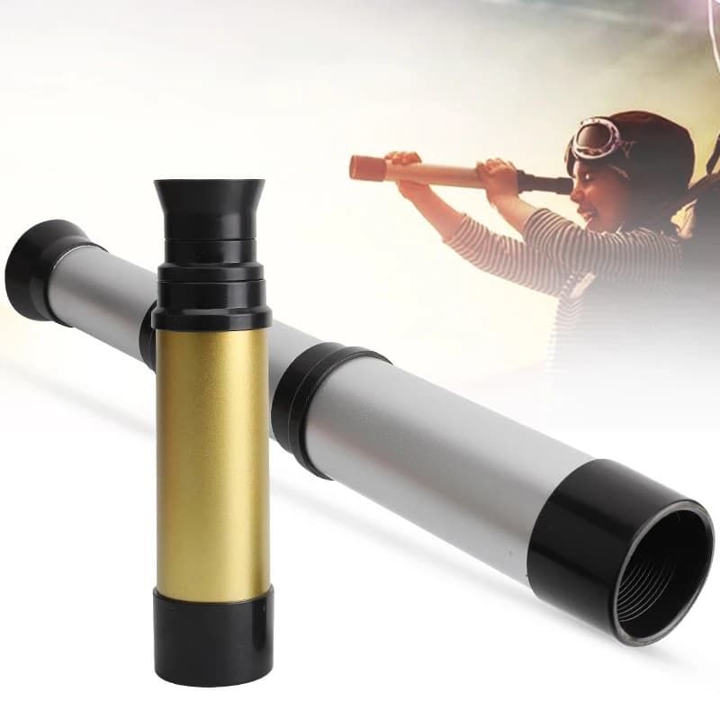 Telescopio monoculare zoomabile portatile Vintage da 35mm cannocchiale pirata leggero per Advanture da campeggio all'aperto