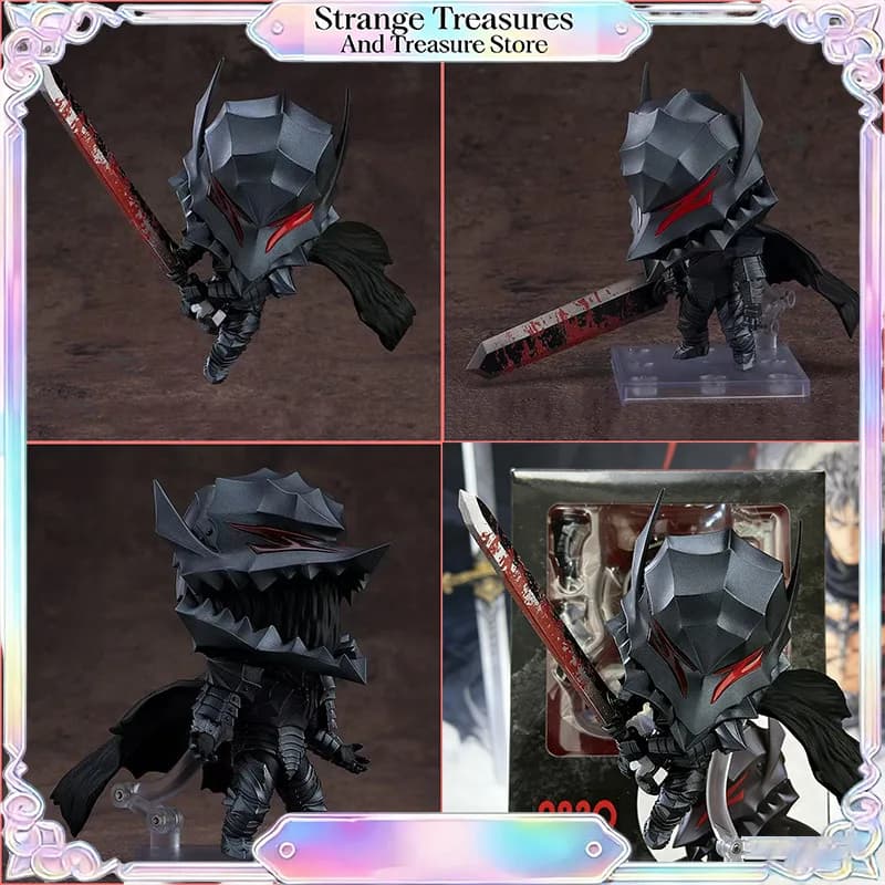 Disponibile - Action Figure Posabile Berserk Guts 2830 con Faccia Intercambiabile, Modellino da Collezione, Decorazione da Scrivania, Confezionato, Regalo a Sorpresa per Fan Anime