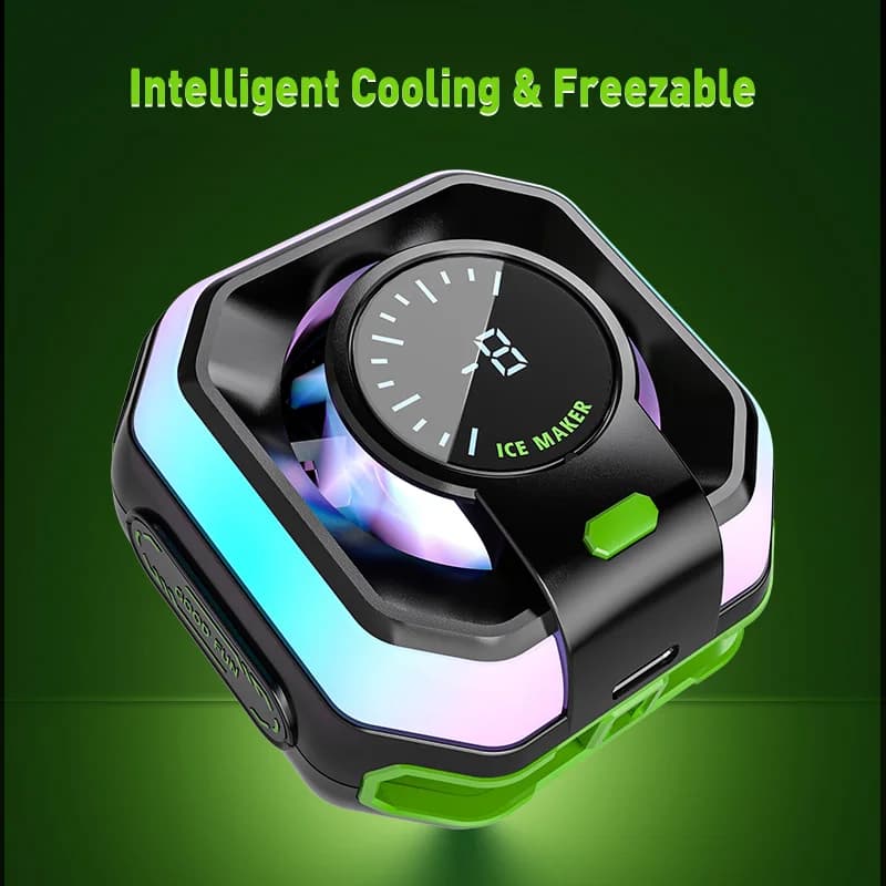 2025 NEW mobile phone semiconductor magnetic radiator HK-5 PRO cooling fan for iPhone Android Tablet universal cooling device for PUBG games
