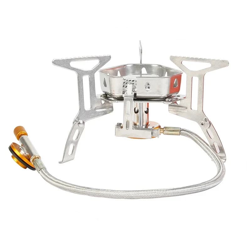 Portable Folding Single Burner Gas Stove Mini Lightweight Outdoor Camping Hiking Backpacking Cooking Stove