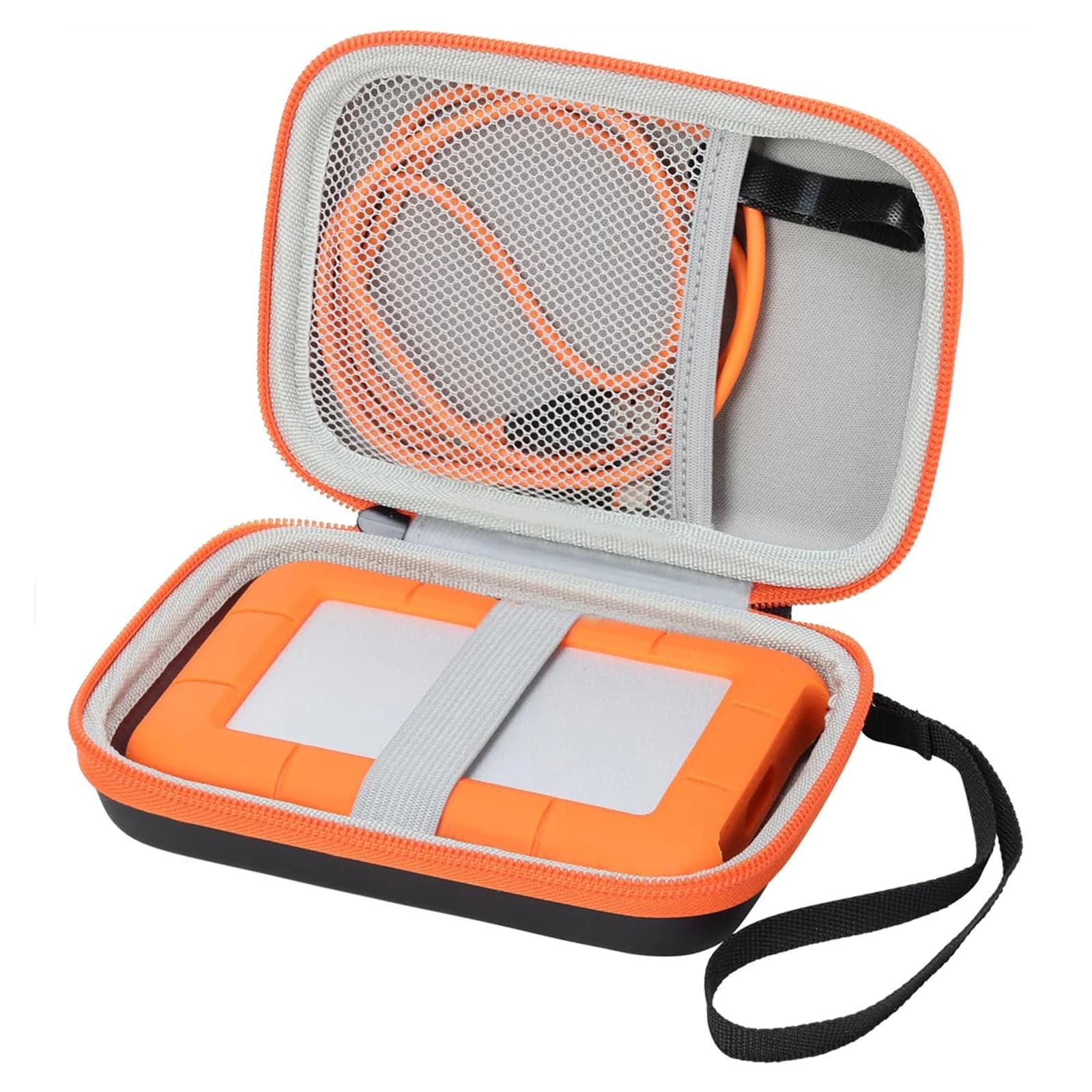 Custodia rigida per LaCie Rugged Mini 1TB/2TB/4TB/5TB, custodia protettiva antigraffio per disco rigido esterno portatile HDD