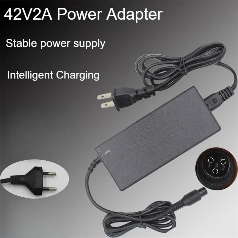 Adatto per bici da equilibrio a due ruote Scooter Drift Car 42V2A Alimentatore stabile Caricabatterie intelligente al litio Caricatore Spina UE