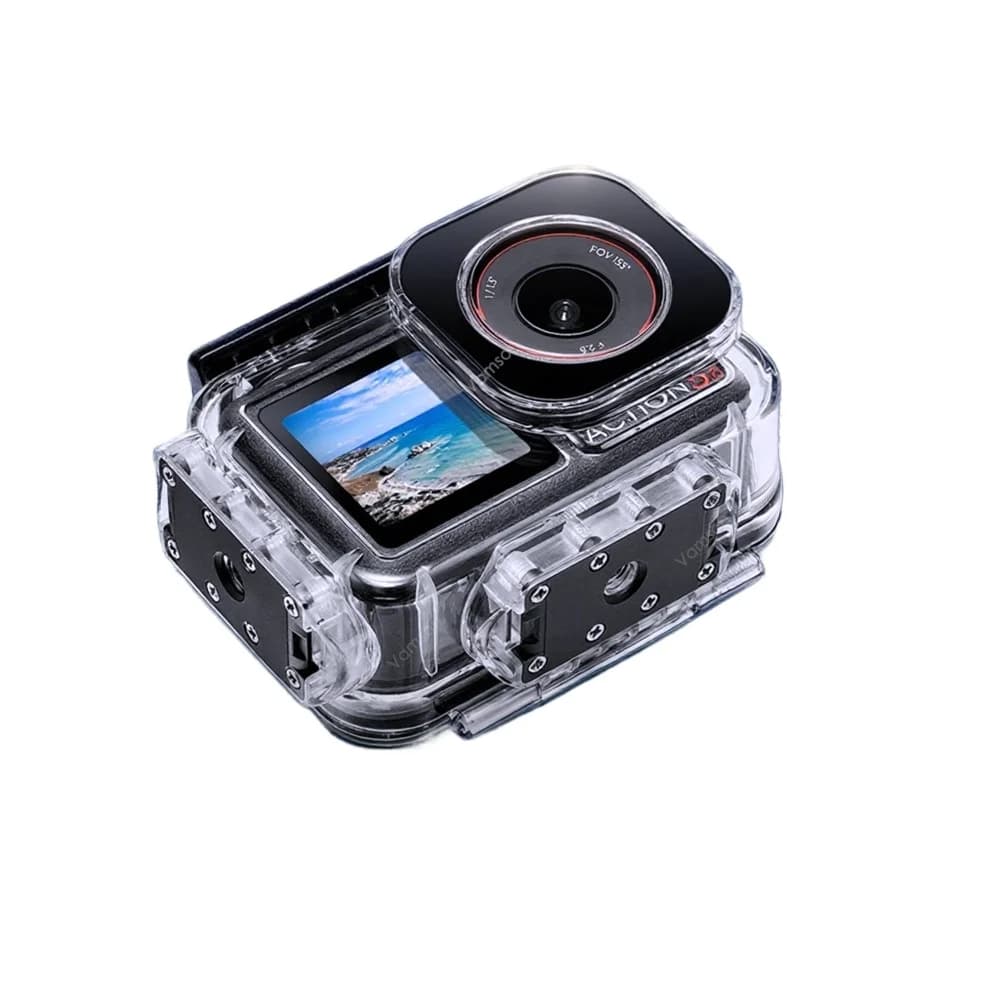 Adapted for 60M Magnetic Waterproof Case Suitable for DJI Action5Pro/4/3 Action Camera Floating Protective Case