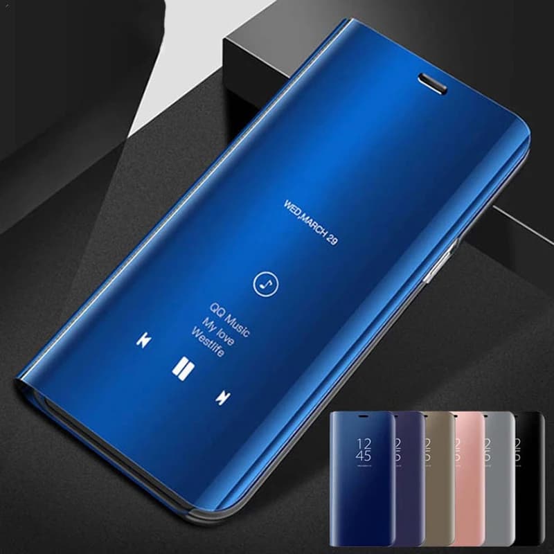 Custodia per Telefono Smart Mirror di Lusso per Samsung A22 A32 A33 A53 A73 A13 A23 A14 A15 A54 A35 A55 A25 A16 A06 4G 5G Galaxy Cover Posteriore