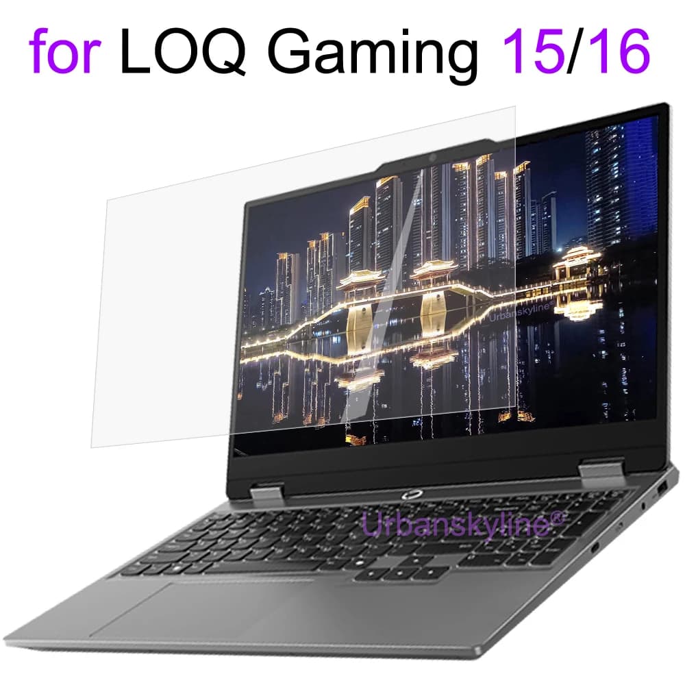 Pellicola salvaschermo per Lenovo LOQ Gaming 16 15 17 17IRX10 16APH8 16IRH8 15APH8 15IRX9 15IRX11 HD Pellicola trasparente opaca smerigliata