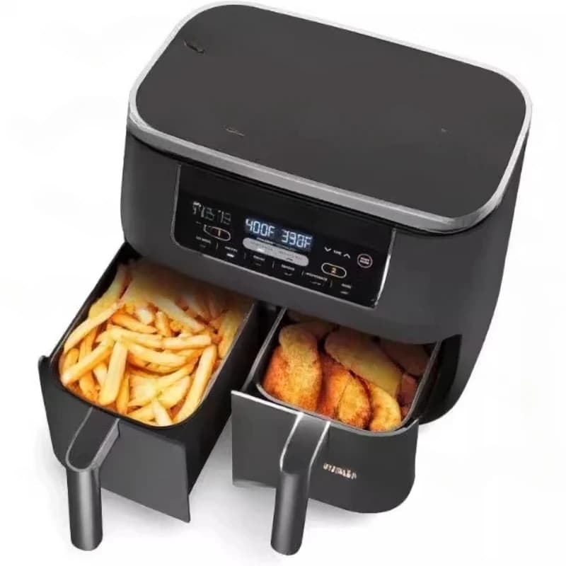Ninja DZ201 Foodi 6 in 1 to 2 baskets with DualZone Te