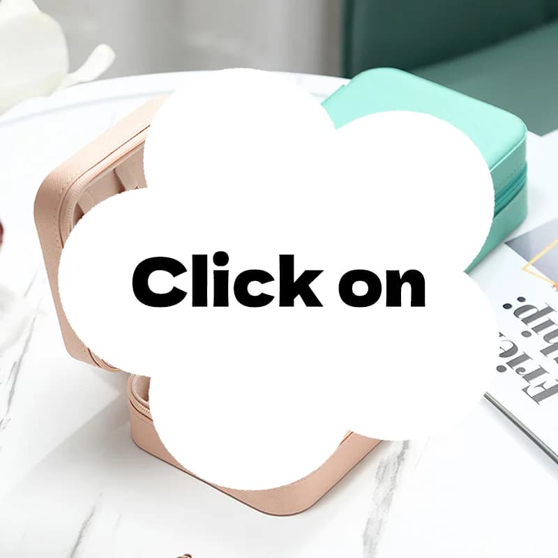Travel Mini PU Leather Jewelry Storage Box Home Bracelet Earrings Storage Display Case For Women Ring Jewelry Portable Organizer