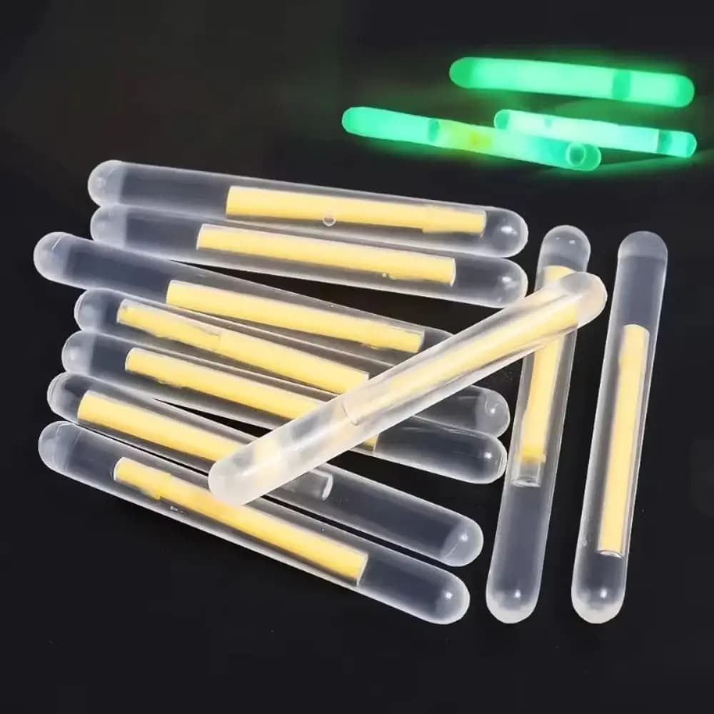 10PCS New Fluorescent Fishing Fluorescent Rod Dark Luminous Light Firefly Fluorescent Rod Fishing Rod Light Fishing Tools