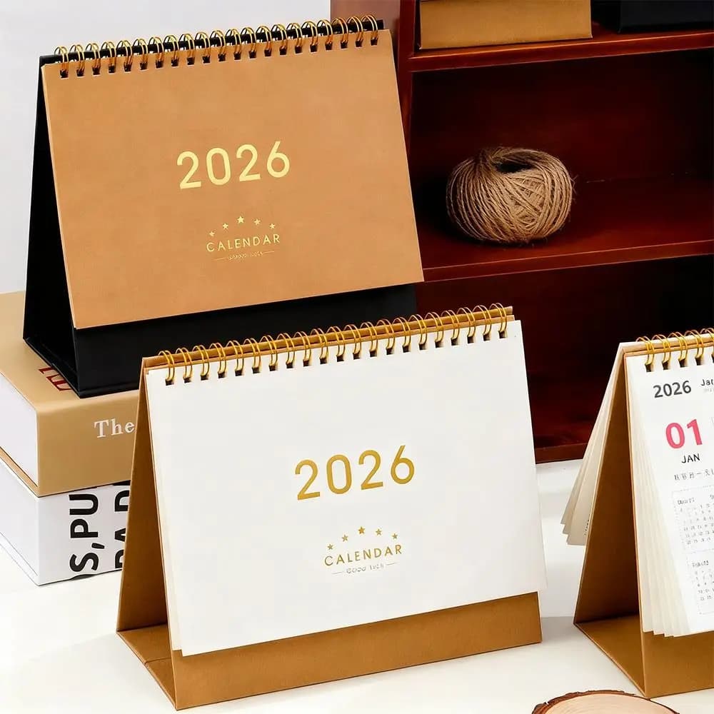 Calendario da tavolo 2026 multifunzione, agenda annuale, organizer per casa e ufficio