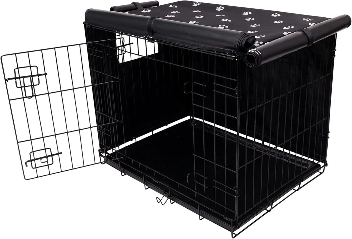 Copertura Resistente e Antivento per Gabbie per Cani da 24-48 Pollici, Uso Interno/Esterno, Adatta per Animali Domestici di Piccola e Grande Taglia