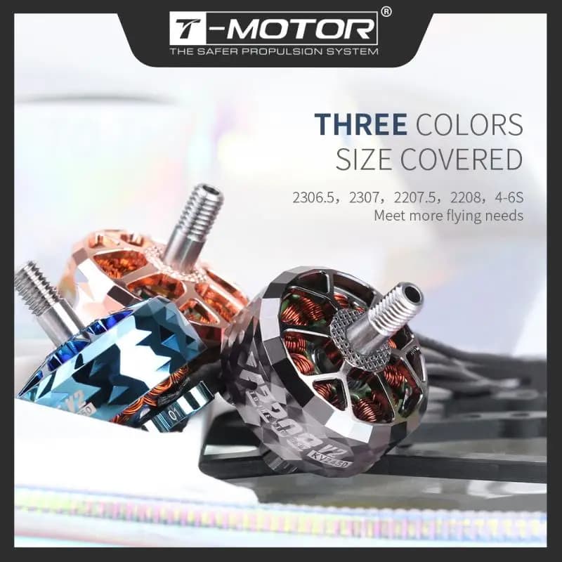 T-MOTOR T-Hobby V2208 V2 5 "Freestyle Fpv Racing Drone Motore 4-6S KV1750/KV1950/KV2450 Motore Brushless Per Versione Freestyle