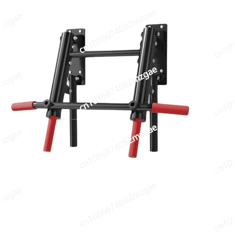 Horizontal folding wall bar for indoor training pull-up for multifunctional fitness training at home