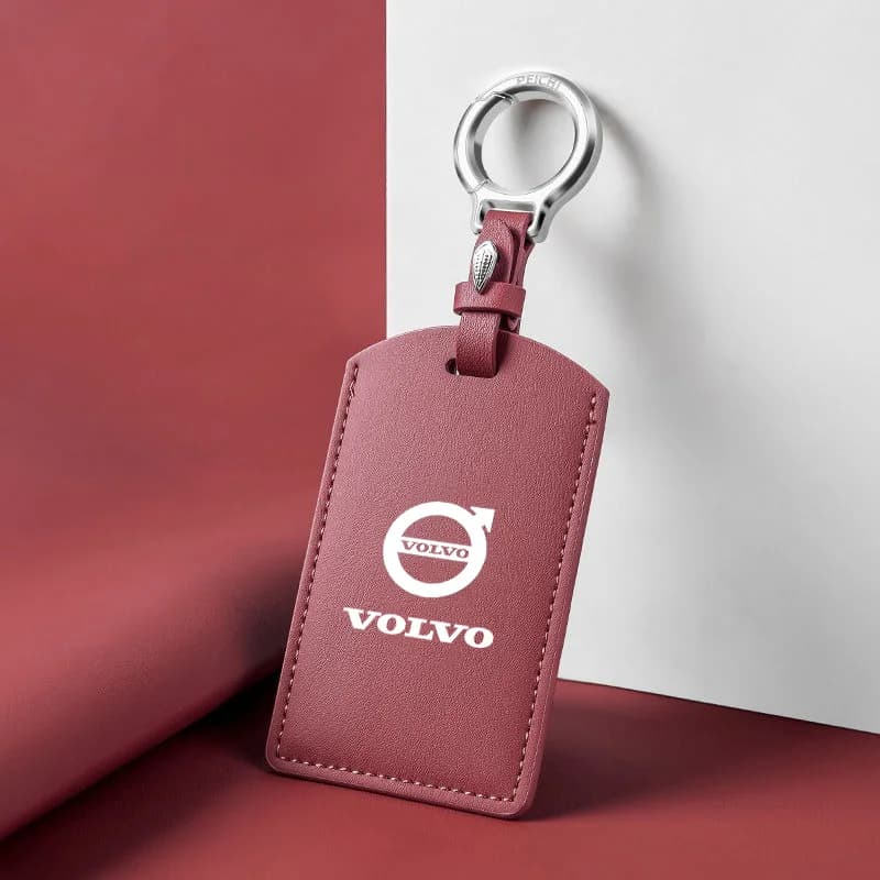 Auto in pelle Smart NFC Chiave Della Carta Della Copertura Della Cassa Chiave Borsa Borsette Titolare Per Volvo EM90 EX30 2024 Polestar Auto Chiave di Protezione Accessori