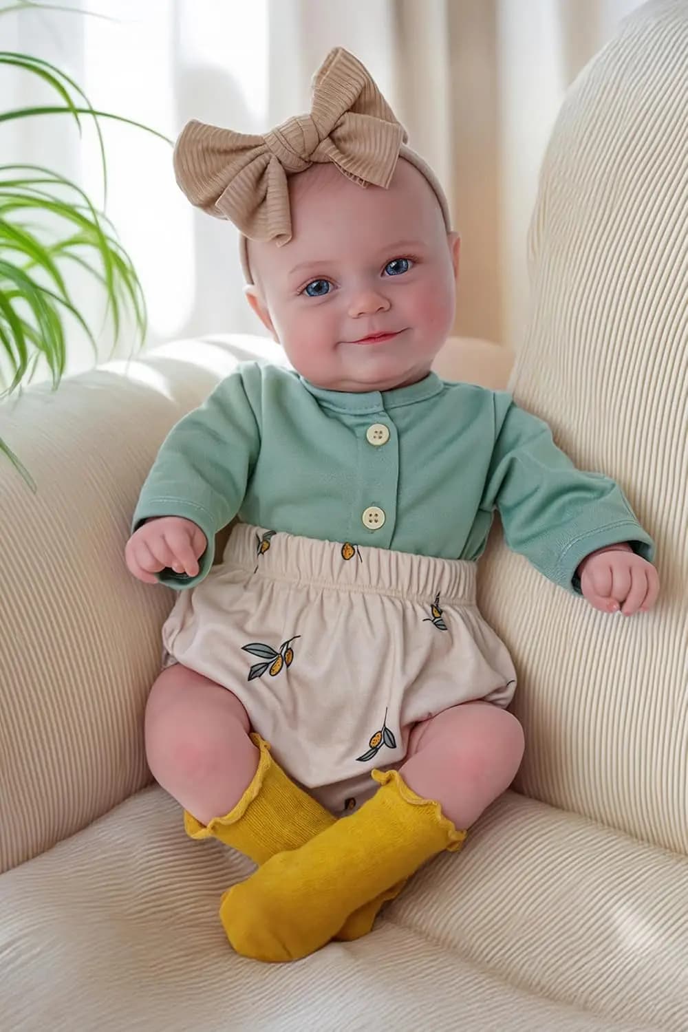 Bambola Realistica da 20 Pollici con Accessori per Bambine dai 3 Anni in Su