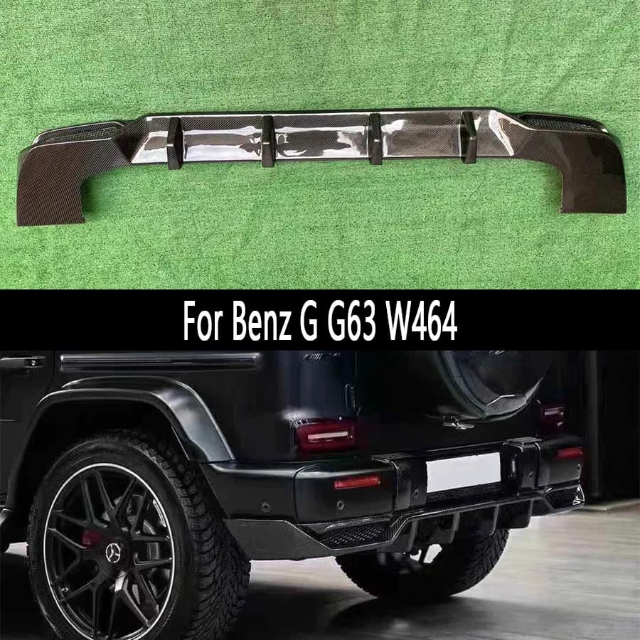 Carbon Fiber Rear Diffuser for Mercedes Benz Class G W464 G63 2018-2023, Spoiler Rear, Carrozzeria Kit