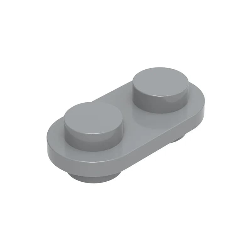 MOC 10PCS 35480 Speciale Entrambi I Lati Piastra Rotonda 1x2 Building Blocks Kit Piastra Con Borchie Aperte Mattoni Particelle Giocattolo Regali Per Bambini