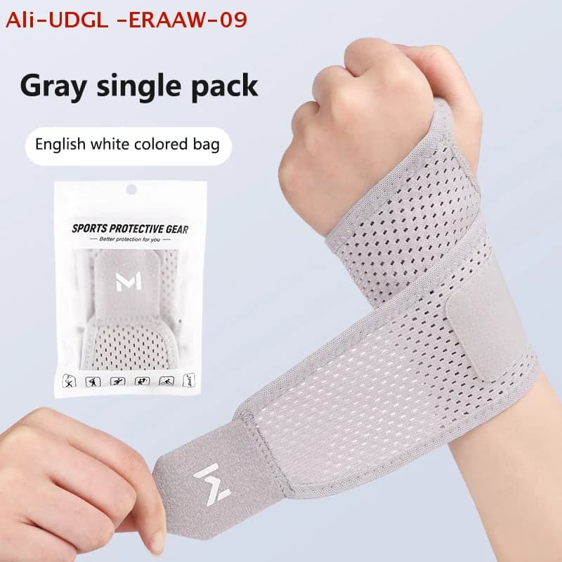 1PC Traspirante Supporto per il Polso Tutore Regolabile Pressurizzato Protezione per il Polso per Il Dolore Articolare Distorsione Prevenzione Tendine Guaine Unisex