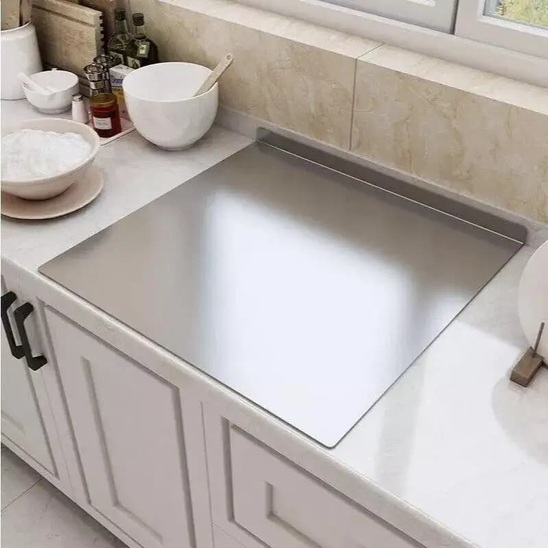 201Stainless Steel Baking Mat Kneading Dough Pastry Board Large Cutting Board