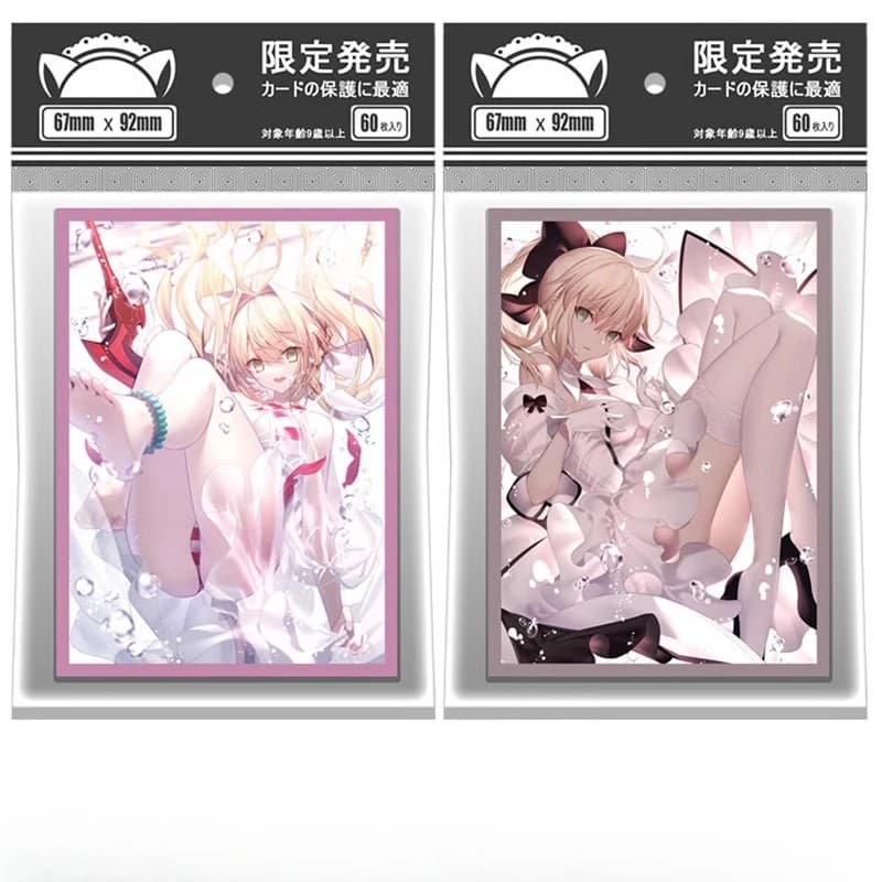 60 pz Anime FATE FGO Lily & Nero Figure Buste per carte Gioco da tavolo DTCG PTCG Carte collezionabili Shine Custodia protettiva