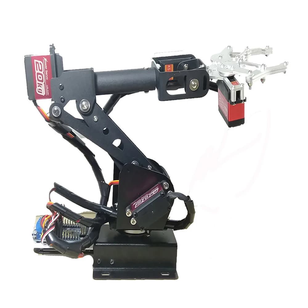 Ps2 Control 6 DOF Robot Arm Gripper Claw Steam DIY manipulator for Robot Arduino STM32 with Robot programmable from 6 pieces to 180 degrees