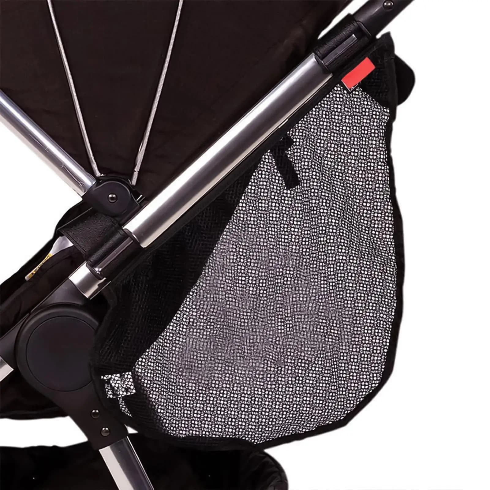 Stroller Mesh Bags Adjustable Straps Universal Non-Slip Side Sling Stroller Cargo Net for Travel Walking Outings Camping Picnic