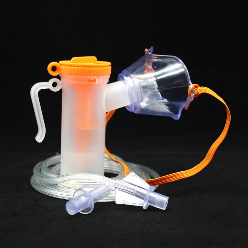 4 pezzi/set Famiglia Bambino Tazza di Atomizzazione Universale Per Inalatore Medico Maschera Compressore Atomizzazione a spruzzo Laterale Regolabile