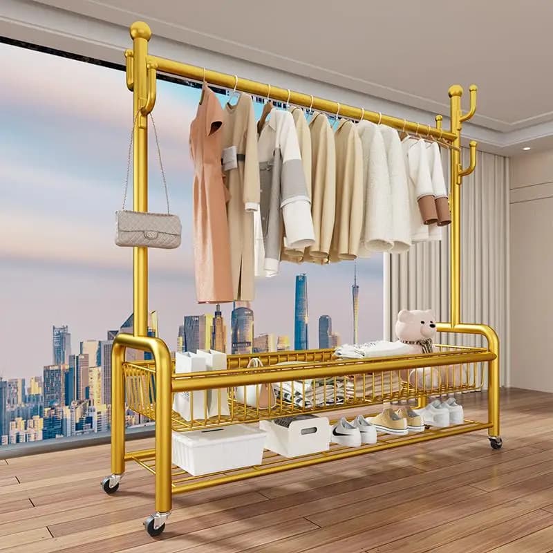 Simple Style Wallet for Interiors, Clothes rack with sliding function, Simple Seat for Interior and Exterior