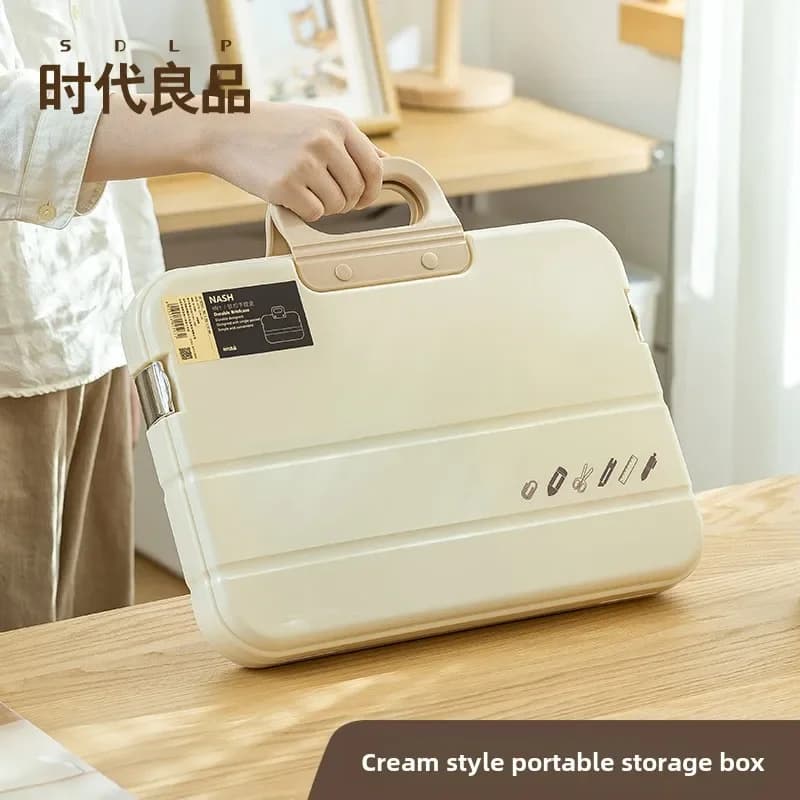 New Upgraded A4 Calligraphy Material Handheld Storage Bag Portable Test Paper File Folder Organizer for Documents Supplies