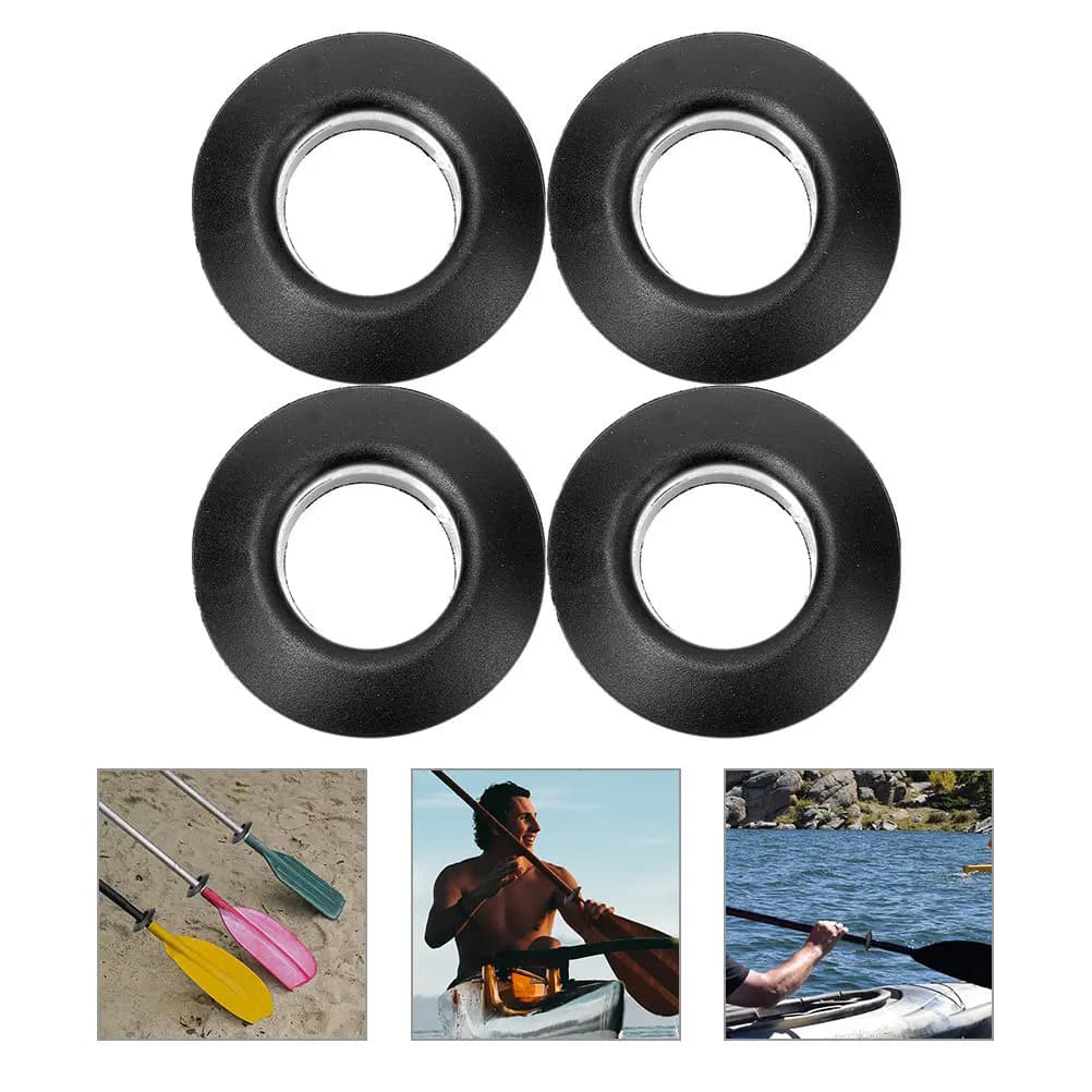 4 Pezzi Anelli Antigoccia Universali per Pagaie da Kayak, Protezioni Impermeabili Anti-Usura per Canoa, Rafting e Kayak
