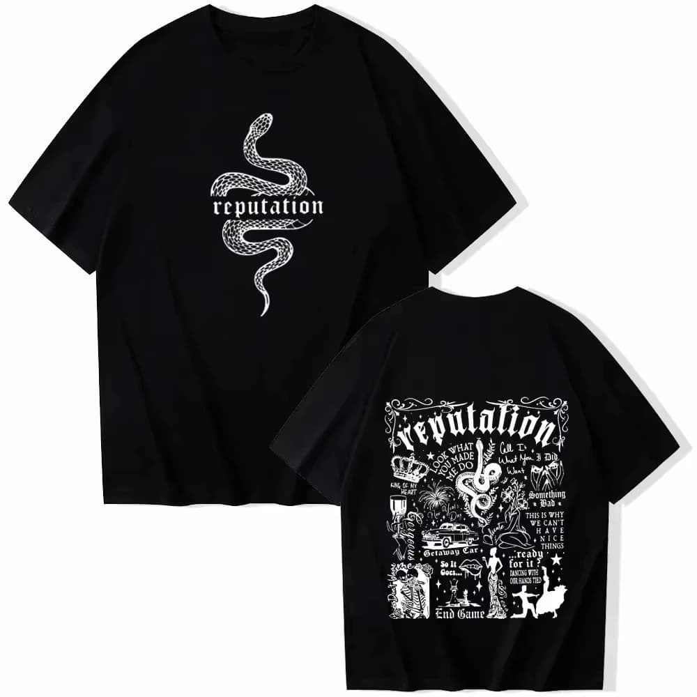 T-shirt in cotone stampata oversize e comoda, collezione estiva 2025-26, modello Taylor Merck, bestseller