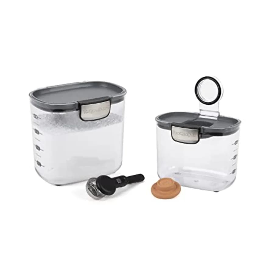 Set di Contenitori Progressivi International ProKeeper+ in Plastica Trasparente Ermetici per Organizzazione e Conservazione Alimenti in Cucina