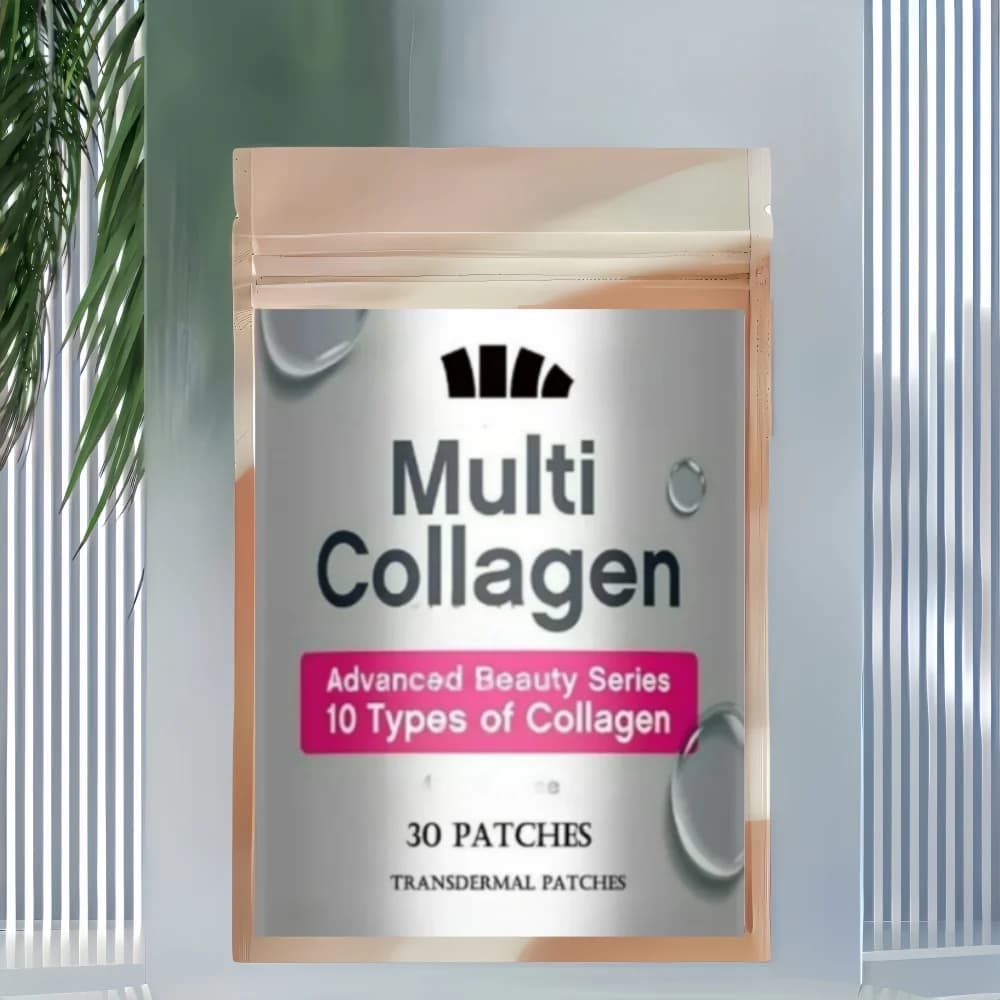 Complex multi-colagenic transdermal patches for women and men Skin, hair, nails and joints 30 patches