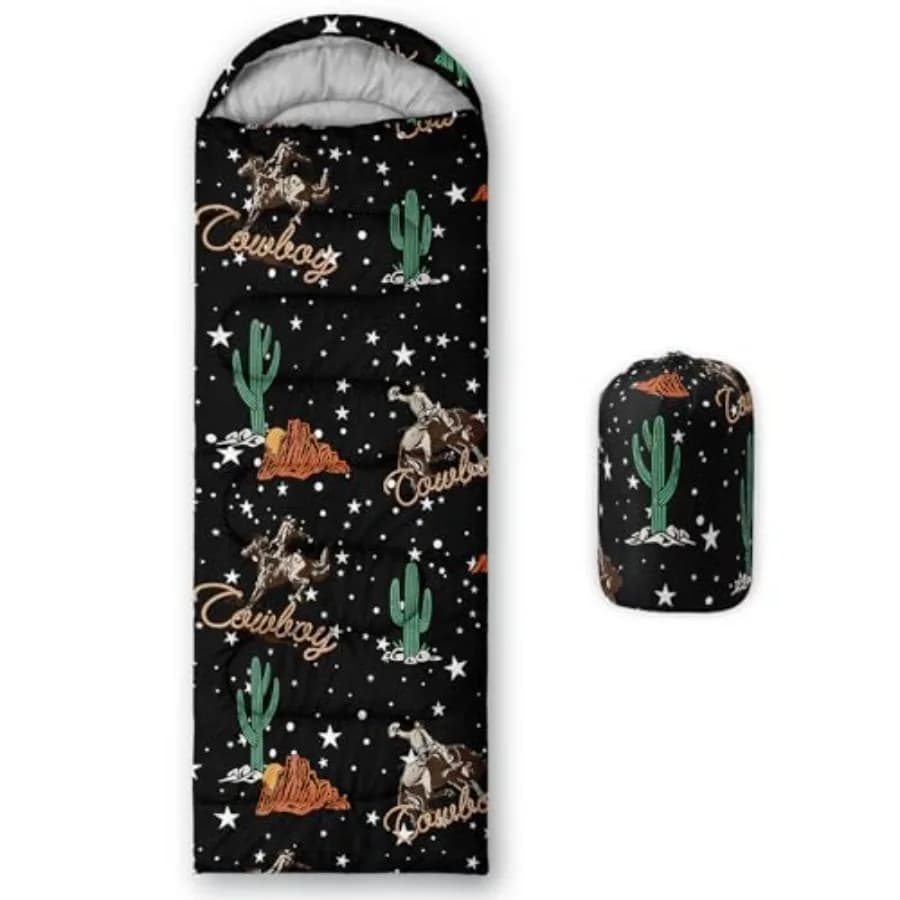 Sacco a Pelo Stampato in 3D 90"x31" Impermeabile Leggero con Borsa Portatile Tema Cuore Corona Rosso Nero Misura King Queen