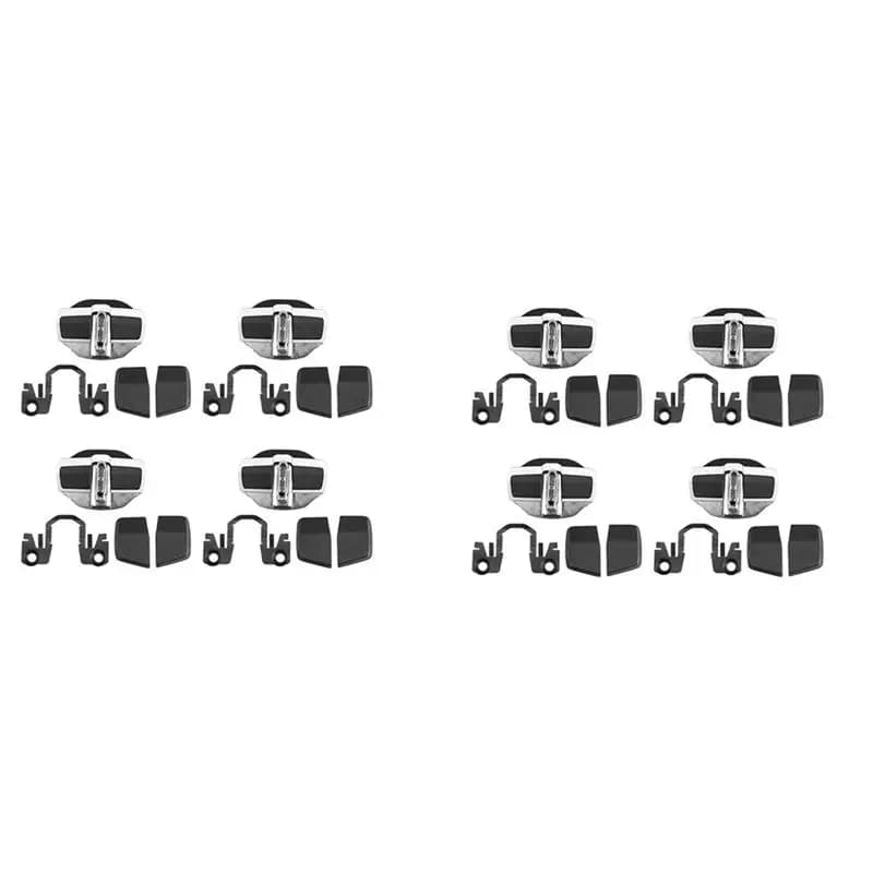 Rare 8 Sets TRD Door Stabilizer Door Lock Protector Latches Stopper Covers For Honda Accord Civic CRV HRV Odyssey