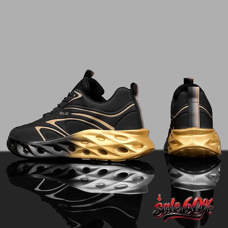 Scarpe da corsa traspiranti da uomo, sneakers casual antiscivolo, scarpe sportive con assorbimento degli urti per jogging, palestra, calzature atletiche da esterno