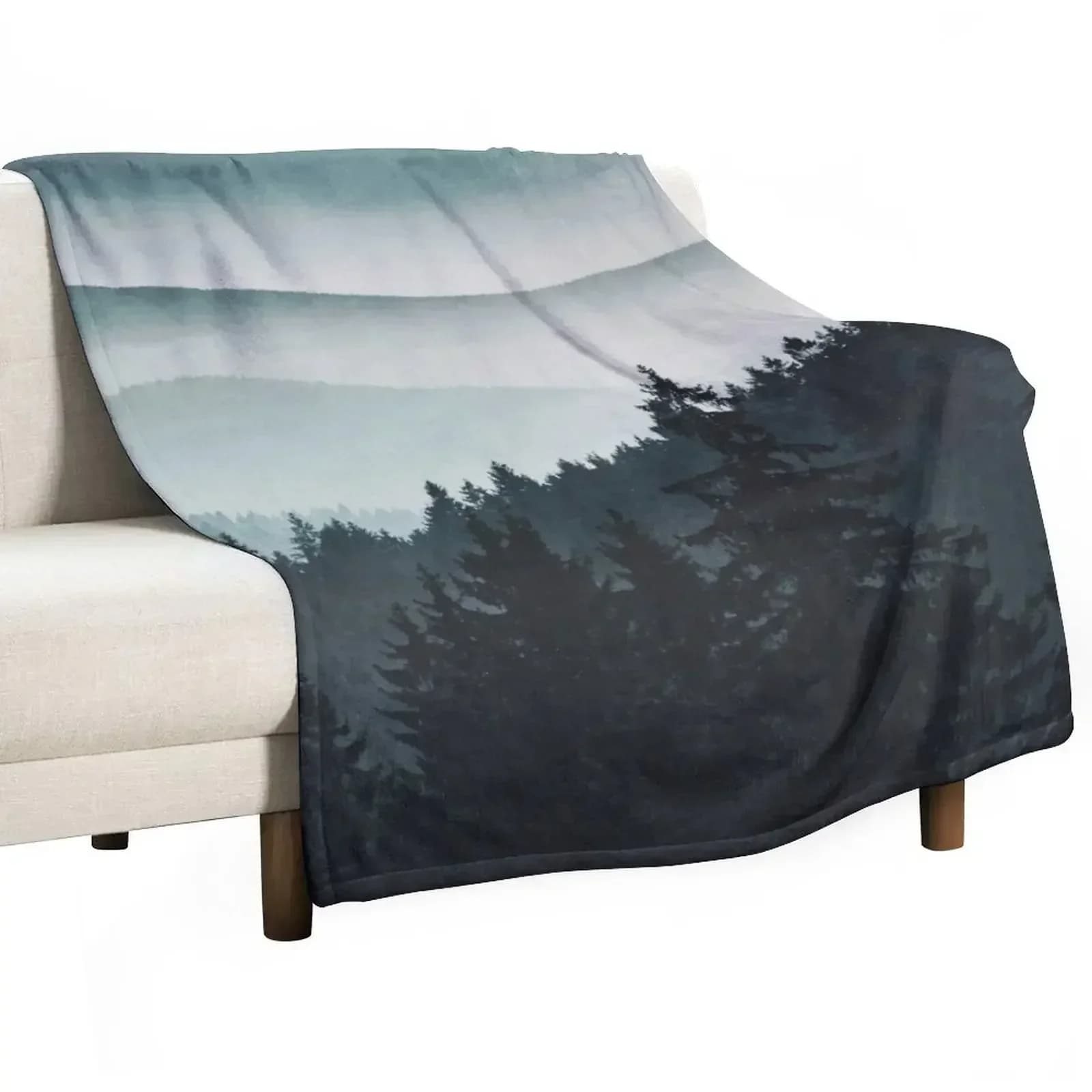 Mountain Light Throw Blanket funny gift heavy to sleep Retros Hair Sleeping Bag Luxury Throw Blankets