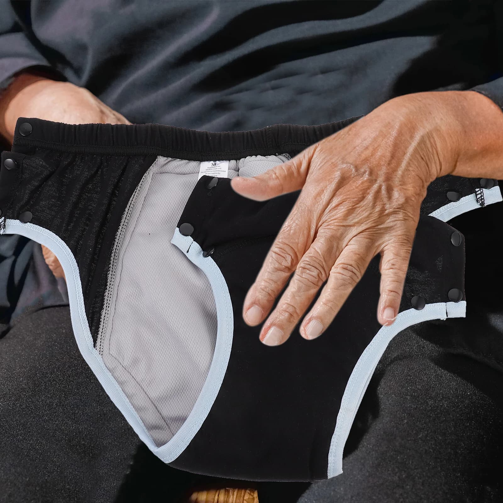 Pannolino per adulti lavabile riutilizzabile a tenuta stagna per donne anziane Pantaloni per orinatoio Protezione per incontinenza Post chirurgia Uso domestico