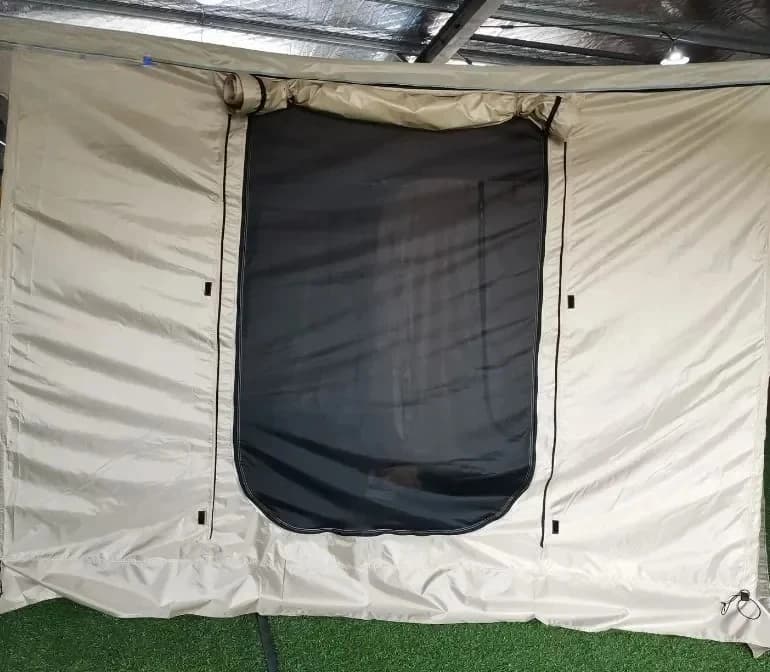 Foldable Sunproof Waterproof 270 Degree Car Side Awning Tent Fan-shaped Camping Rooftop lanshan 2 pro