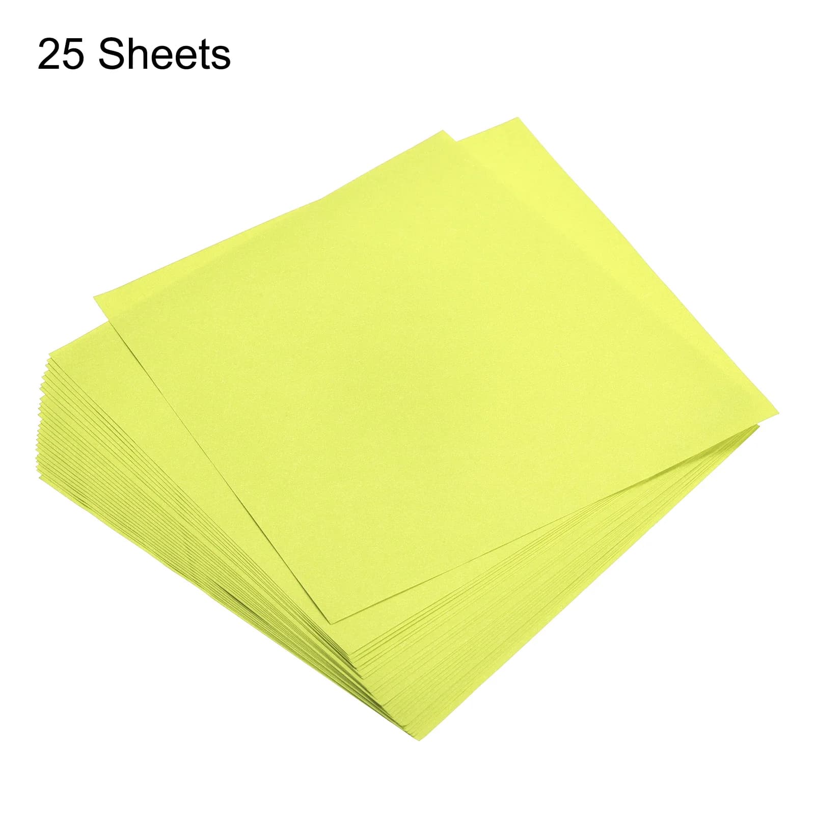 Uxcell 25 Fogli di Carta Origami 6x6 Pollici, Fogli Quadrati Bifacciali per Progetti Artistici, Regali per Principianti, Decorazioni