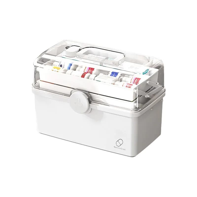 Large Capaci Medical First Aid Kit Multi-layer Medicine Storage Box Fly Travel Emergency Kit Children's Small Pill Box