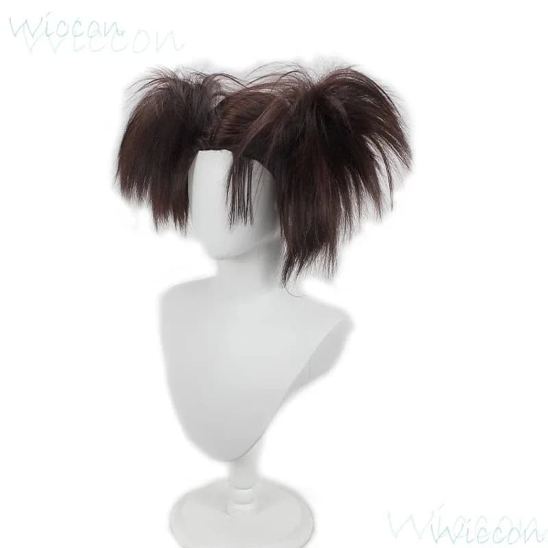 c;4\g,6'h.9/c;4\g,6'h.9/Choso Anime Big Brother Juju Onichan Kaisen Black Long Wig Double Ponytail Cosplay Prop 6'h\6'h\3,g'8/b'